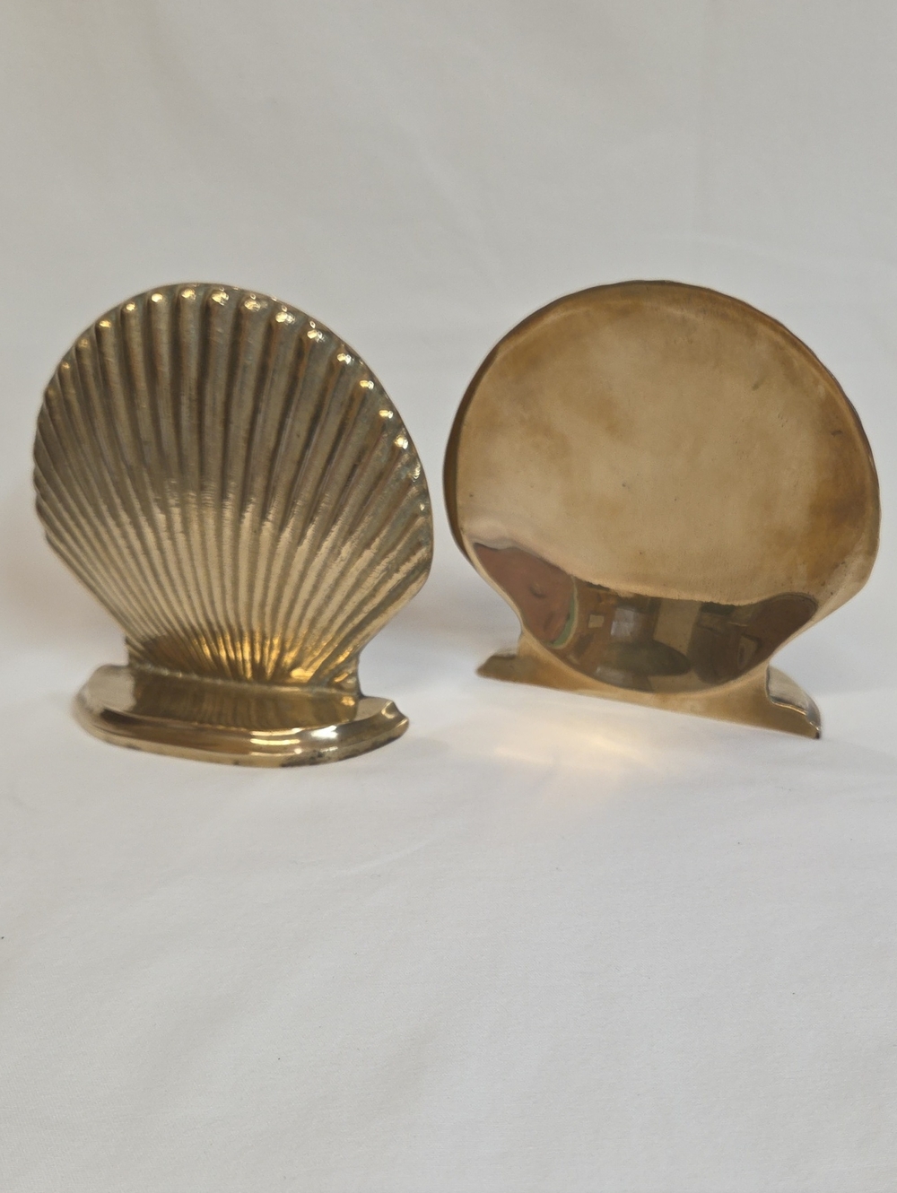 Hollywood Regency Brass Bookends